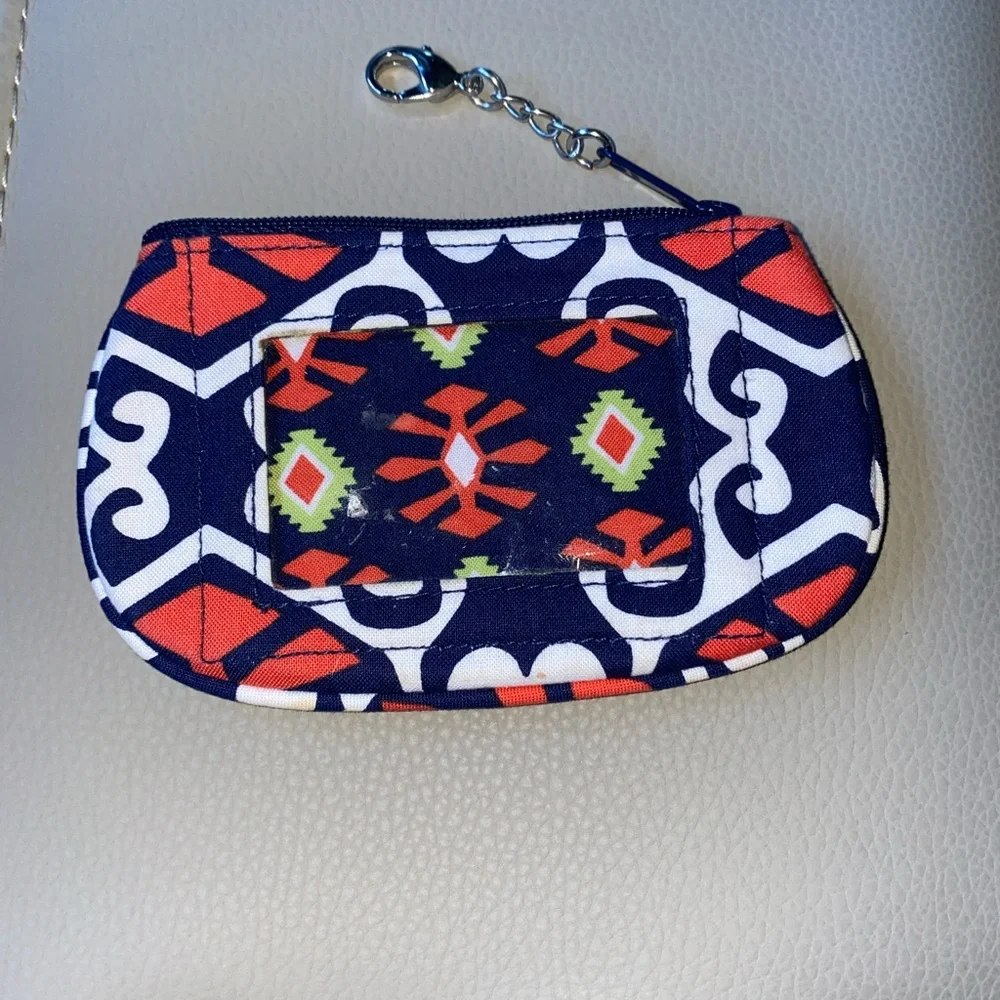 Vera Bradley Sun Valley Keychain ID Wallet NWOT - Picture 2 of 3
